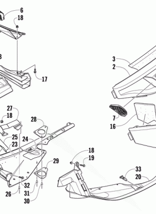 SKID PLATE AND SIDE PANEL ASSEMBLY