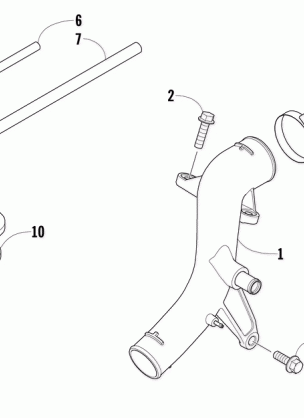 INTERCOOLER OUTLET ASSEMBLY