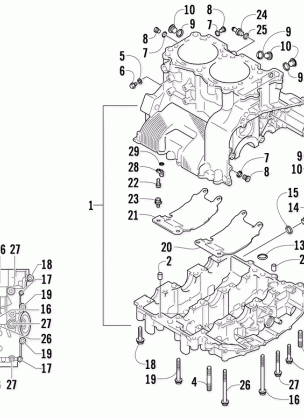 CRANKCASE ASSEMBLY