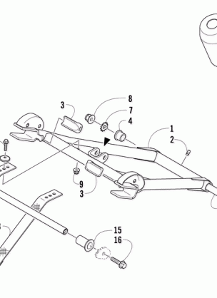 REAR SUSPENSION FRONT ARM ASSEMBLY