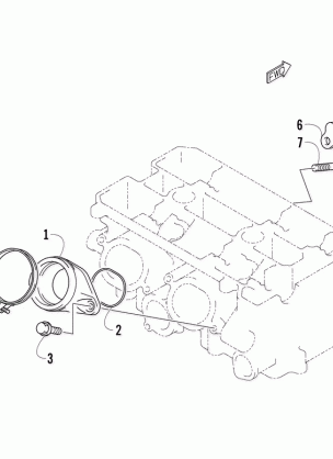 EXHAUST MANIFOLD GASKET / INTAKE FLANGE ASSEMBLY