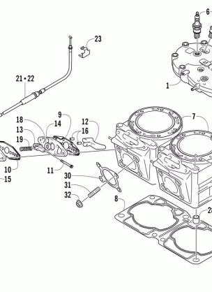 CYLINDER AND HEAD ASSEMBLY