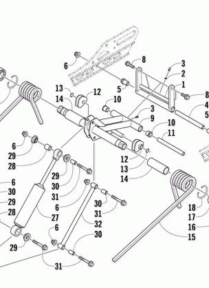 REAR SUSPENSION REAR ARM ASSEMBLY