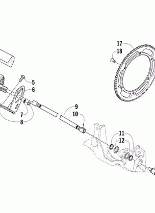 FLEX-DRIVE STARTER MOTOR ASSEMBLY