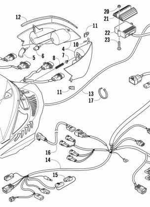 HEADLIGHT INSTRUMENTS AND WIRING ASSEMBLIES