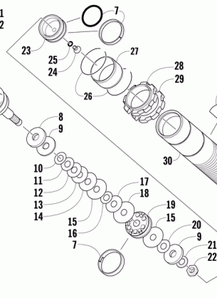 FRONT SUSPENSION SHOCK ABSORBER