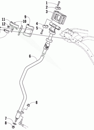 STEERING POST ASSEMBLY