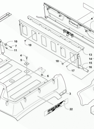 CARGO BOX AND TAILGATE ASSEMBLY (SE)