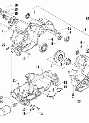 CRANKCASE ASSEMBLY