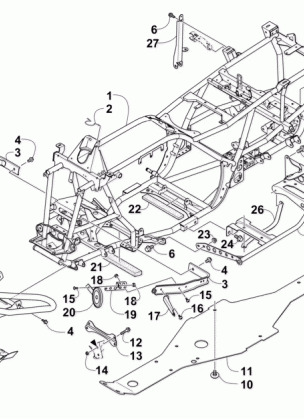 FRAME AND RELATED PARTS