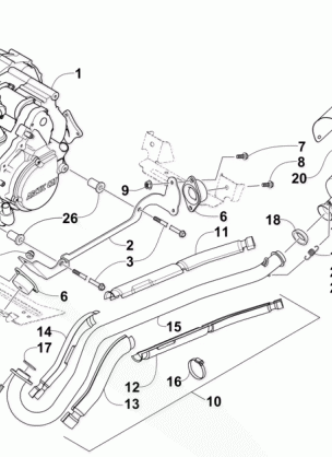 ENGINE AND EXHAUST