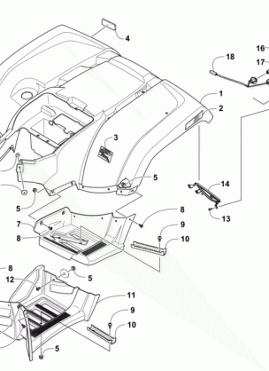 REAR BODY PANEL AND FOOTWELL ASSEMBLIES