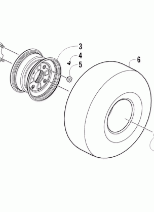 REAR WHEEL ASSEMBLY