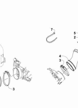 CASE / BELT COOLING ASSEMBLY