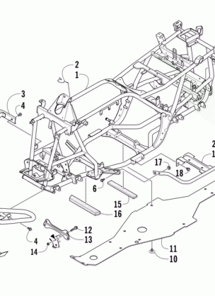 FRAME AND RELATED PARTS