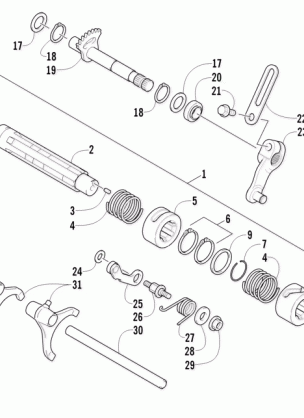 GEAR SHIFTING ASSEMBLY