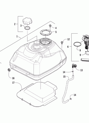 GAS TANK ASSEMBLY