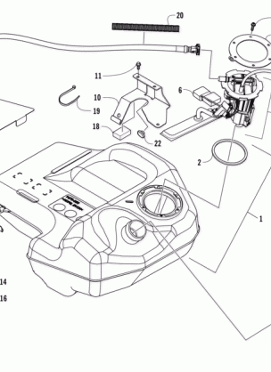 GAS TANK ASSEMBLY