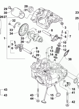 CYLINDER HEAD AND CAMSHAFT / VALVE ASSEMBLY