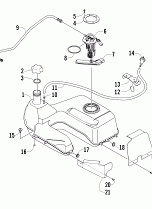 GAS TANK ASSEMBLY