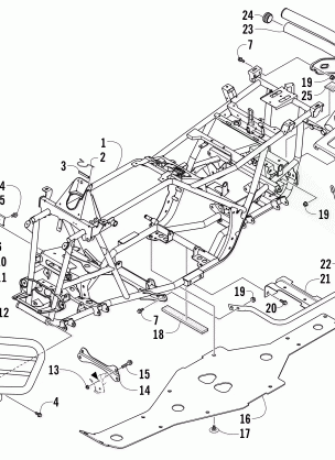 FRAME AND RELATED PARTS