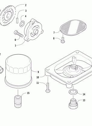 OIL FILTER / PUMP ASSEMBLY