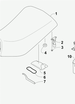 SEAT BATTERY AND TOOL KIT ASSEMBLIES