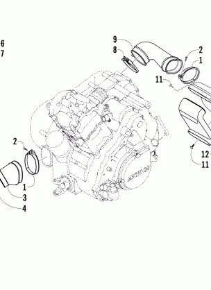 CASE / BELT COOLING ASSEMBLY