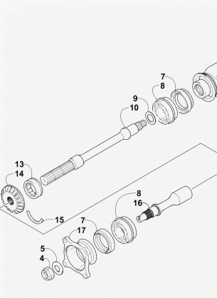 SECONDARY DRIVE ASSEMBLY