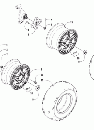 WHEEL AND TIRE ASSEMBLY (SE)