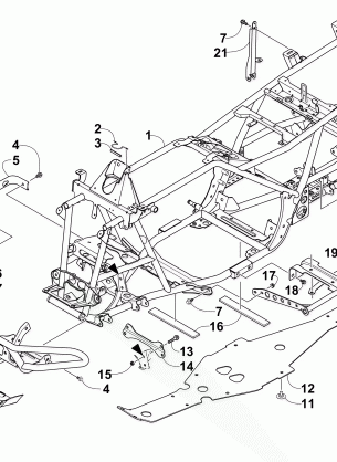 FRAME AND RELATED PARTS