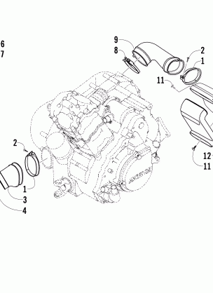 CASE / BELT COOLING ASSEMBLY