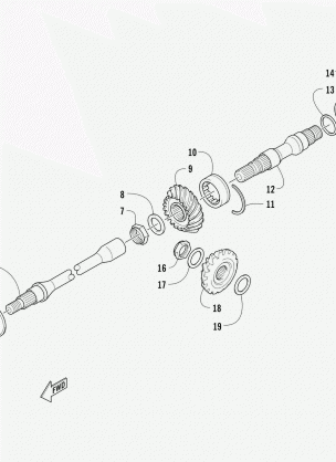 SECONDARY DRIVE ASSEMBLY