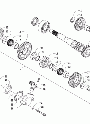 SECONDARY TRANSMISSION ASSEMBLY