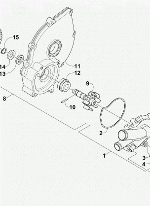 WATER PUMP ASSEMBLY