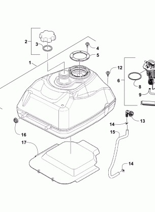 GAS TANK ASSEMBLY