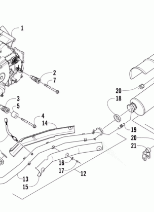 ENGINE AND EXHAUST