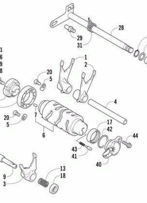 GEAR SHIFTING ASSEMBLY