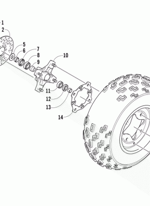 FRONT WHEEL ASSEMBLY