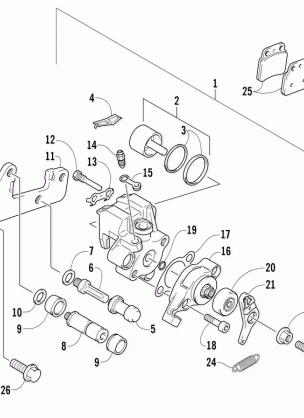 REAR BRAKE ASSEMBLY