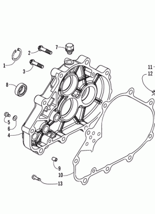 TRANSMISSION CASE ASSEMBLY