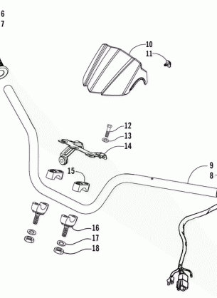 HANDLEBAR AND CONTROLS ASSEMBLY