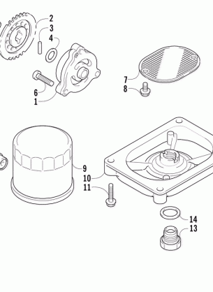 OIL FILTER / PUMP ASSEMBLY