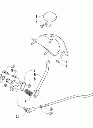 REVERSE SHIFT LEVER ASSEMBLY