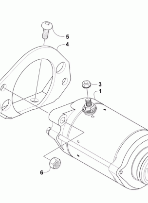 STARTER MOTOR ASSEMBLY (VIN: 4UF07ATV97T270001 and above)