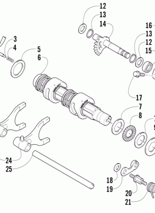 GEAR SHIFTING ASSEMBLY