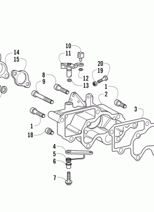 INTAKE MANIFOLD AND THROTTLE CONTROL ASSEMBLY