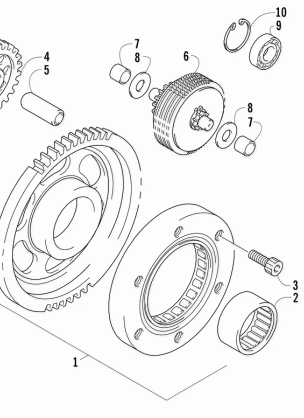 STARTER CLUTCH ASSEMBLY