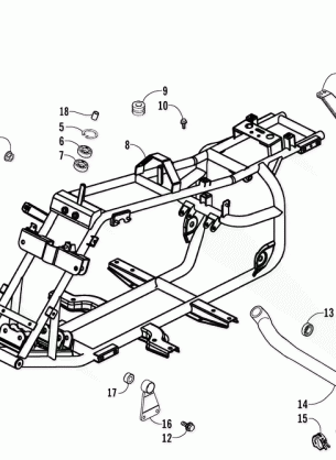 FRAME AND RELATED PARTS ASSEMBLY