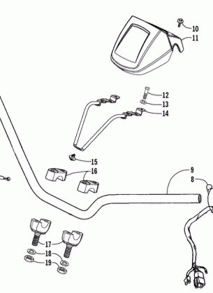 HANDLEBAR AND CONTROLS ASSEMBLY